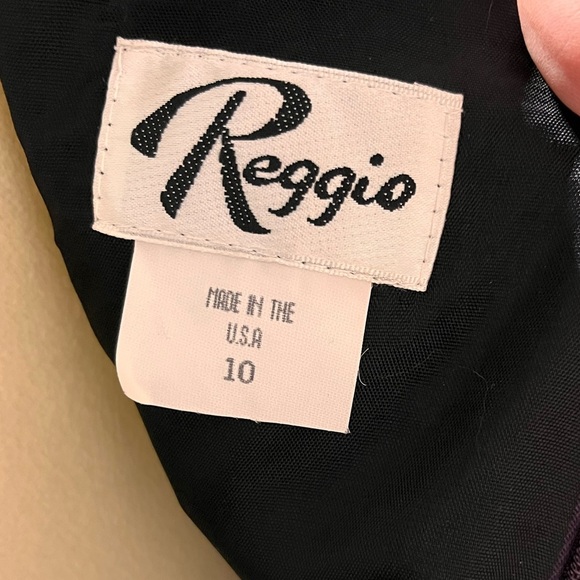 Reggio maxi formal sleeveless sequins purple gown dress Y2K size 10 - Picture 15 of 15